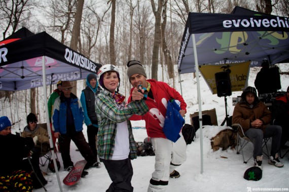 Battle of the Bales Rails Evolve Snow Camps