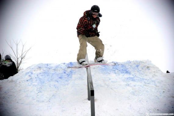 Battle of the Bales Rails Evolve Snow Camps