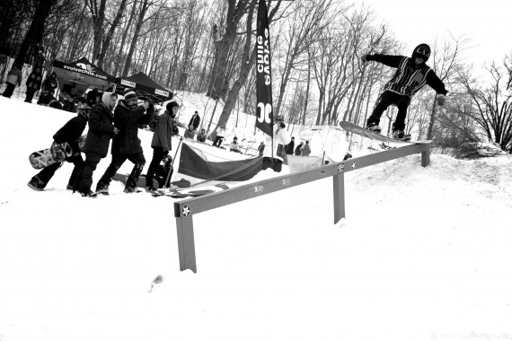 Battle of the Bales Rails Evolve Snow Camps