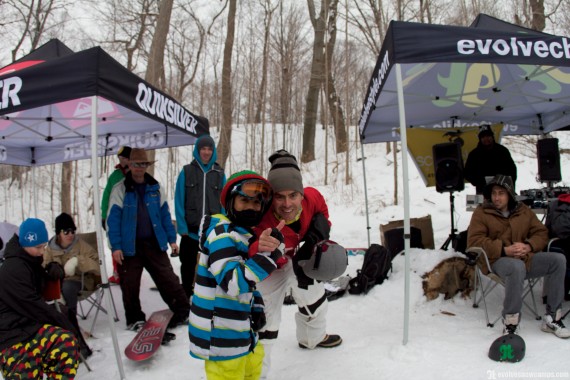 Battle of the Bales Rails Evolve Snow Camps