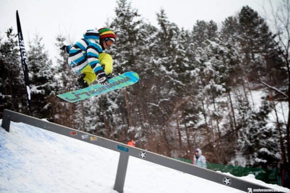 Battle of the Bales Rails Evolve Snow Camps