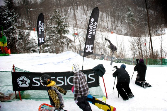 Battle of the Bales Rails Evolve Snow Camps