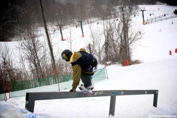 Battle of the Bales Rails Evolve Snow Camps