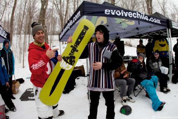 Battle of the Bales Rails Evolve Snow Camps