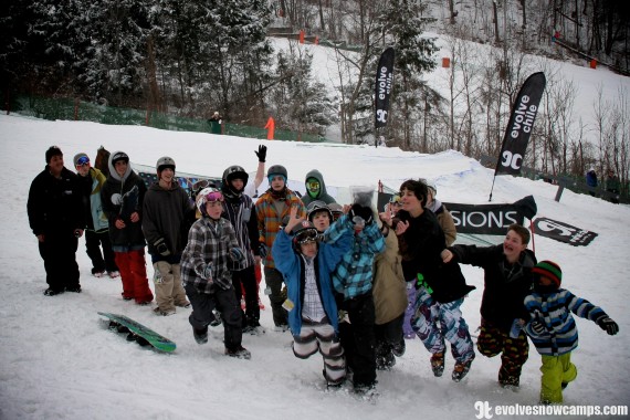 Battle of the Bales Rails Evolve Snow Camps
