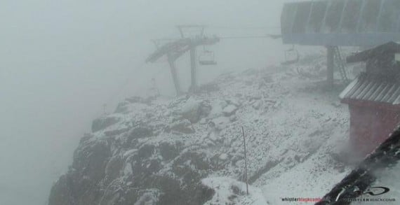 Whistler. Snowfall. September 2015