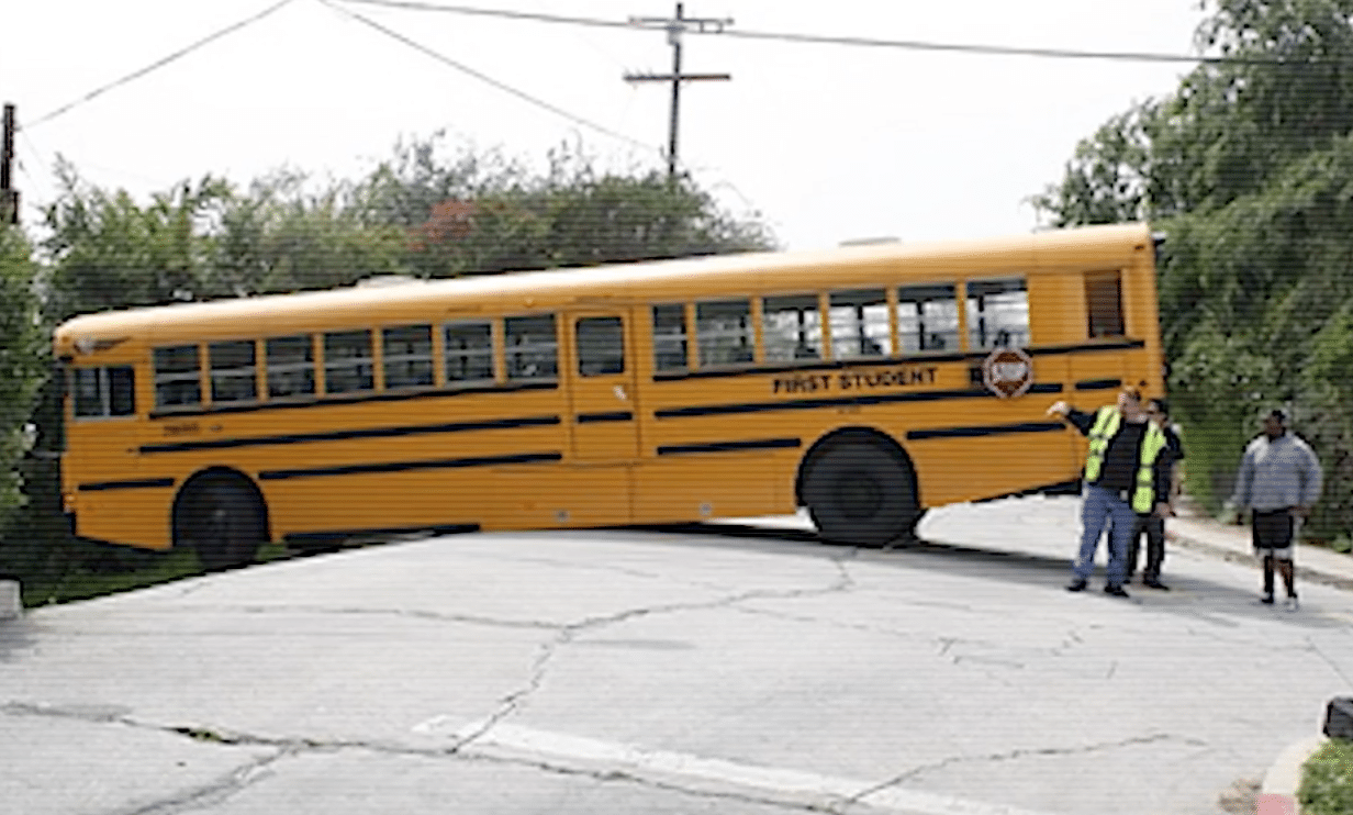 Don Nguyen steep hill los angeles stuck bus skateboarding