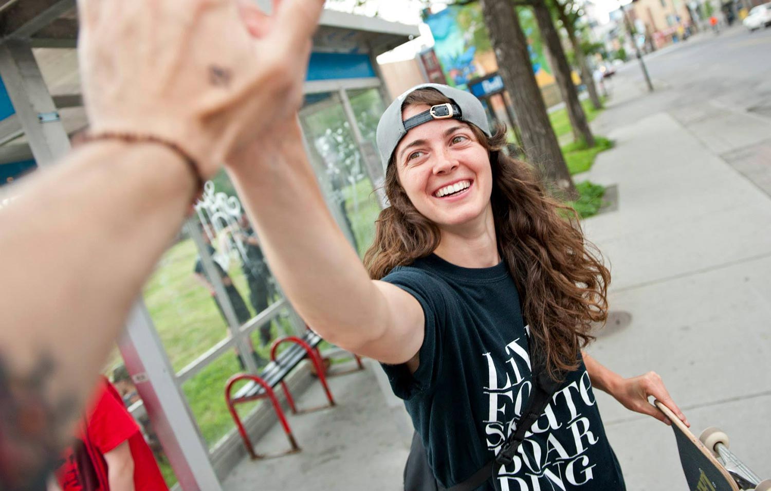 Canadian Annie Guglia, skater.