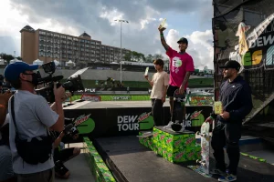 Nyjah Huston at Evolve Camps