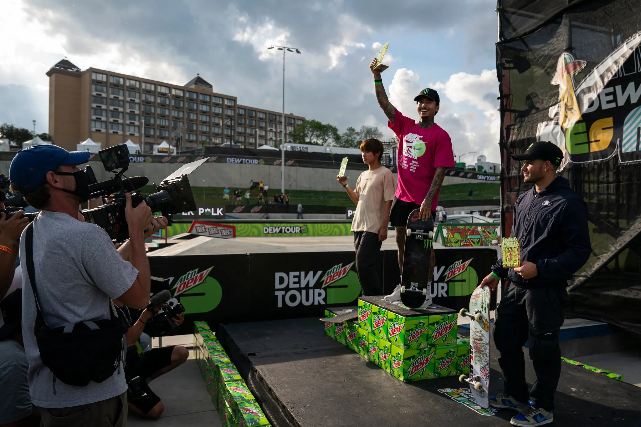 Nyjah Huston at Evolve Camps